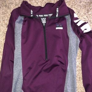 VS PINK burgundy long sleeve pullover size medium